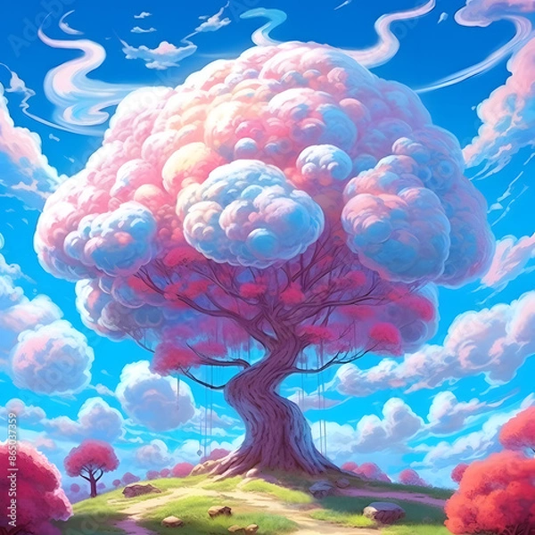 Obraz Candy-Flower Tree Dreamland