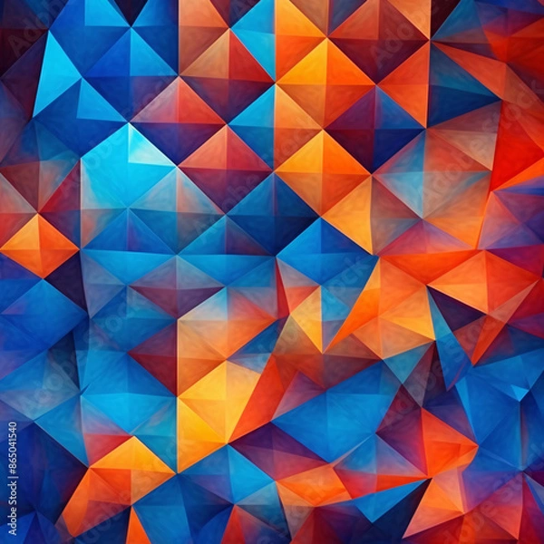Obraz Colorful Abstract Geometric Patterns