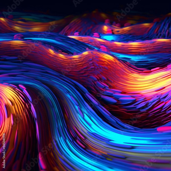 Obraz Colorful Abstract Waves