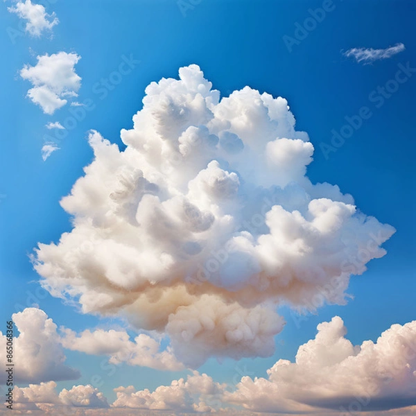 Fototapeta blue sky with clouds