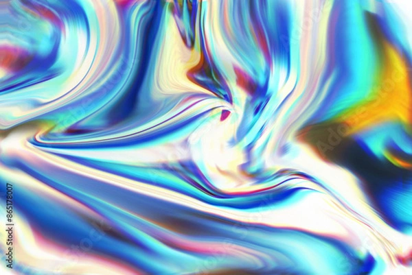 Fototapeta Cool background distorted. Wallpaper and dreamy for  graphics. Light dream and twirl with liquid colors wonderful amazing and digital world	
