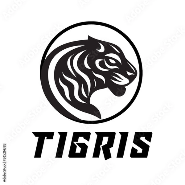 Fototapeta Tiger logo vector 