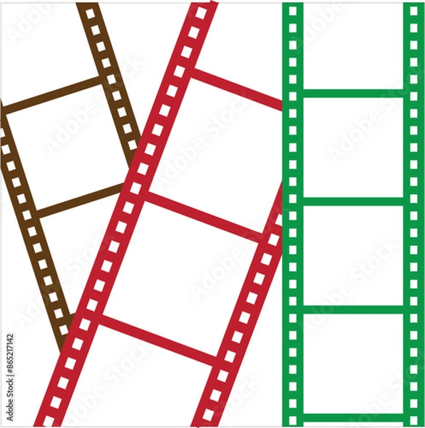 Fototapeta This is simple and vector Film reel and and this is editable.