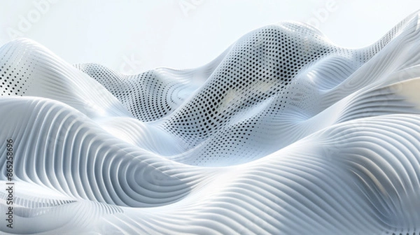 Fototapeta abstract background with waves