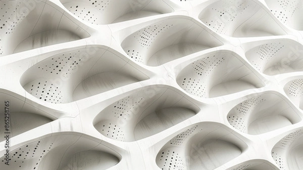 Fototapeta abstract background with white texture building