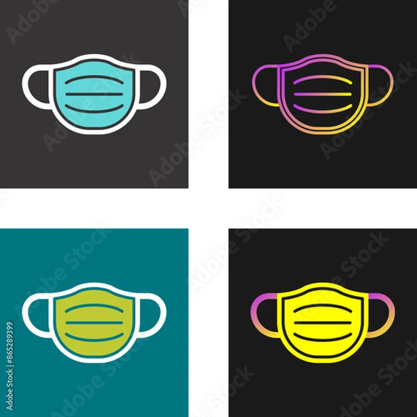 Fototapeta Mask Vector Icon