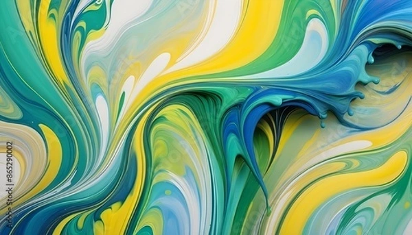 Obraz abstract colorful background with waves