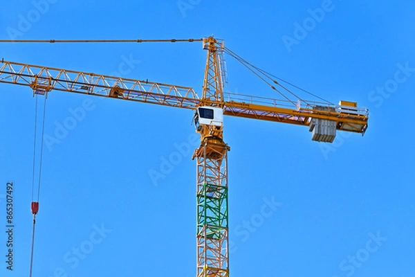 Obraz Construction tower crane