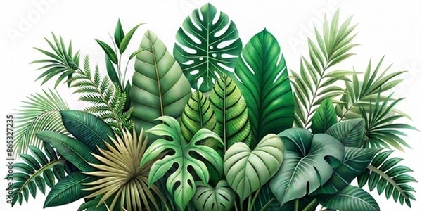 Fototapeta palm leaves