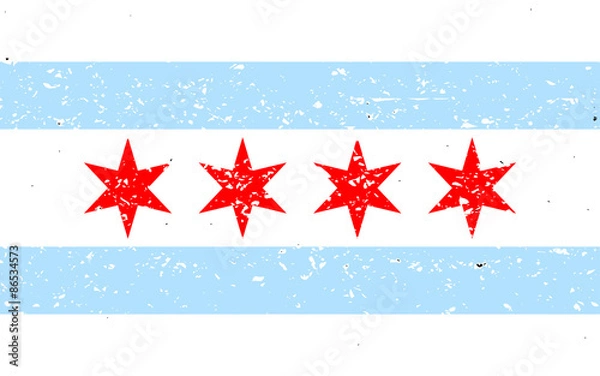 Obraz Chicago flag
