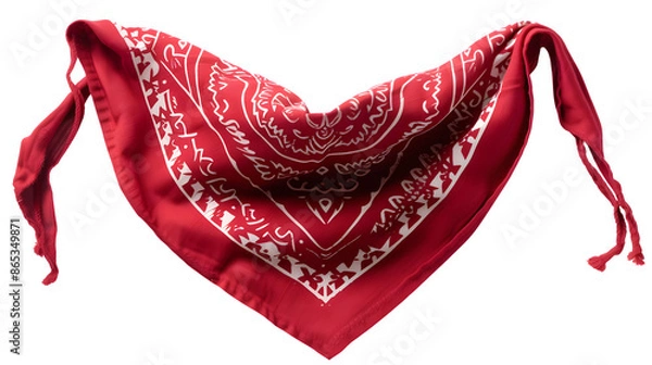 Obraz Bandana, PNG file, transparent background, isolated on white