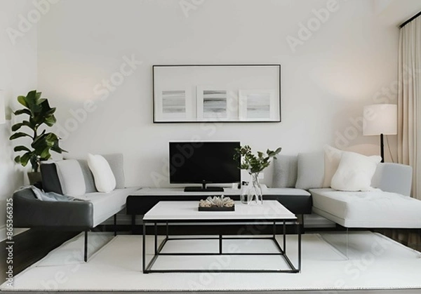 Fototapeta living room interior