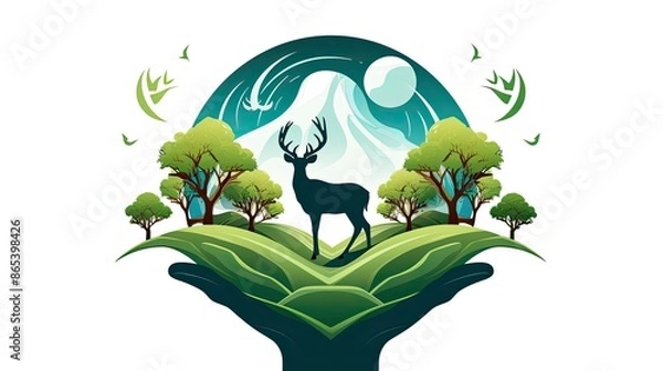 Fototapeta abstract nature background