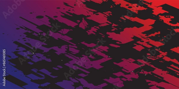Obraz Abstract Paint Background with Grunge Texture: Crafting Unique Vector Designs Using Bold Strokes and Artistic Textures for Eye-Catching and Modern Graphic Design Projects