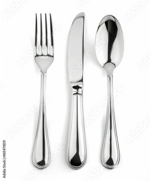 Obraz Elegant Silverware Set