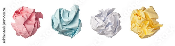 Obraz Crumpled paper ball