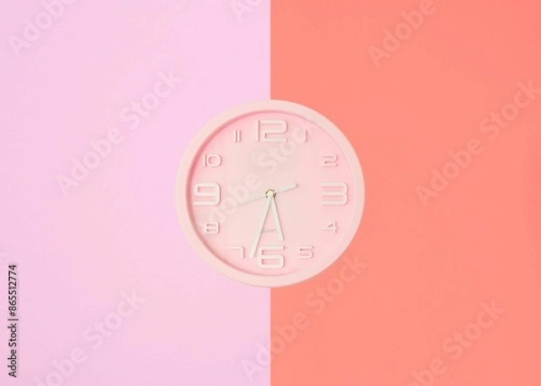 Obraz Clock on wall:ai-genarated 