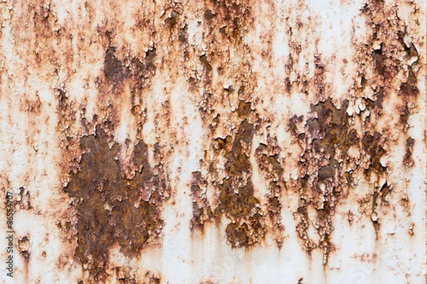 Obraz Old and rusty steel plate