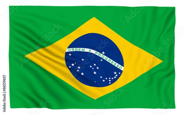 Fototapeta Flag of Brazil