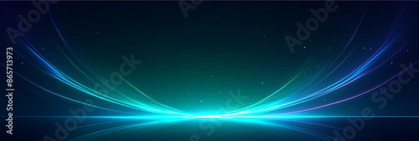 Obraz abstract blue background with lines