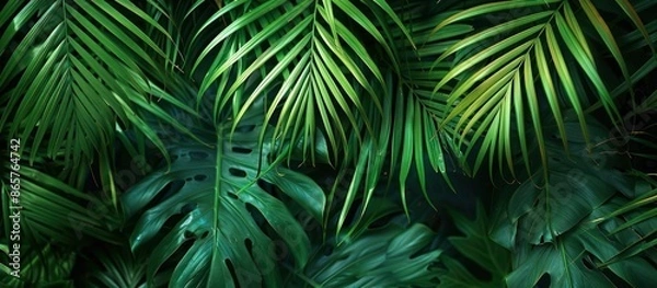 Fototapeta Tropical Leaf Background