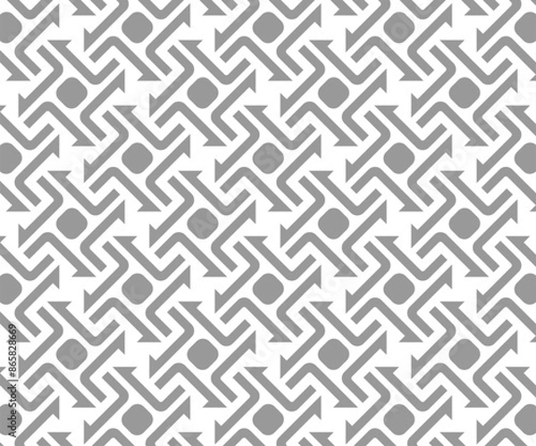 Obraz Abstract geometric pattern. Seamless geometric pattern. Geometric circle pattern