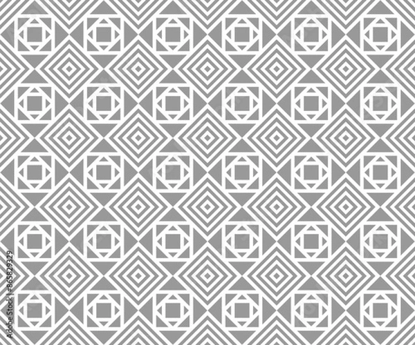 Obraz Abstract geometric pattern. Seamless geometric pattern. Geometric circle pattern