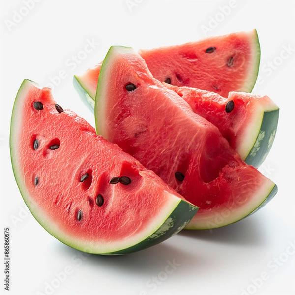 Fototapeta Watermelon, white background