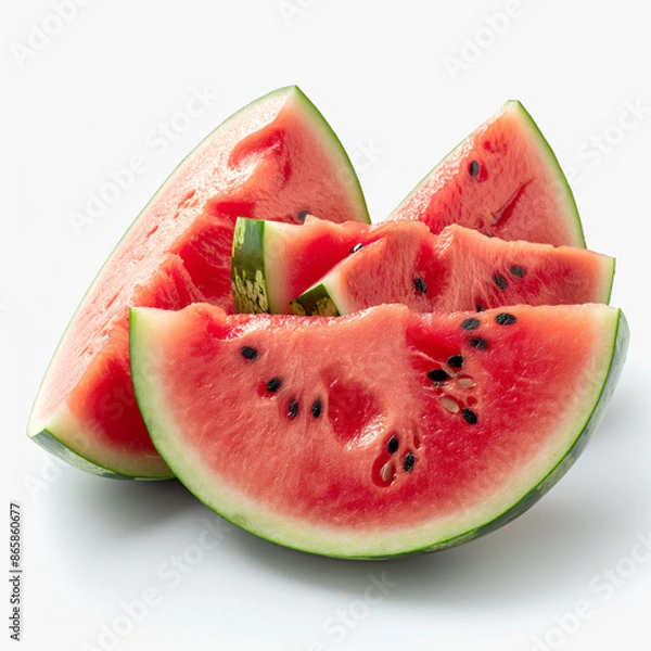 Obraz Watermelon, white background