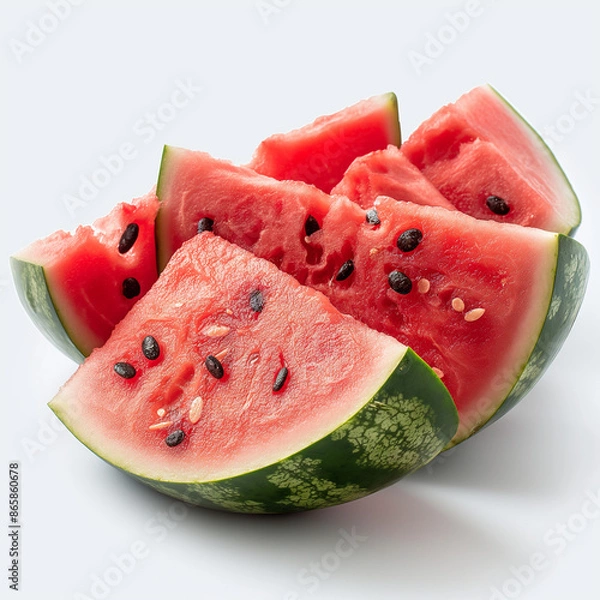 Obraz Watermelon, white background