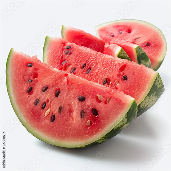 Obraz Watermelon, white background
