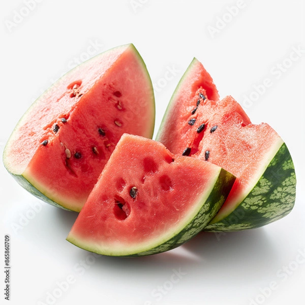 Fototapeta Watermelon, white background