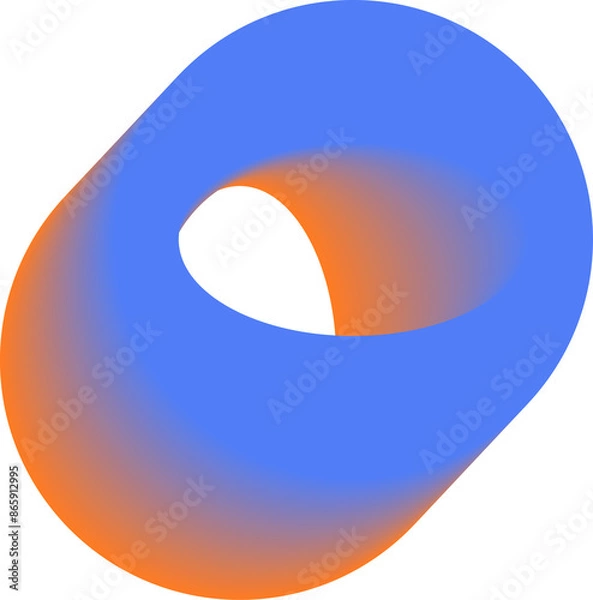 Fototapeta Abstract Shape Blend