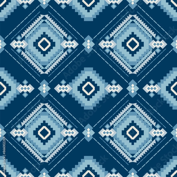 Obraz Navajo Native American seamless pattern
