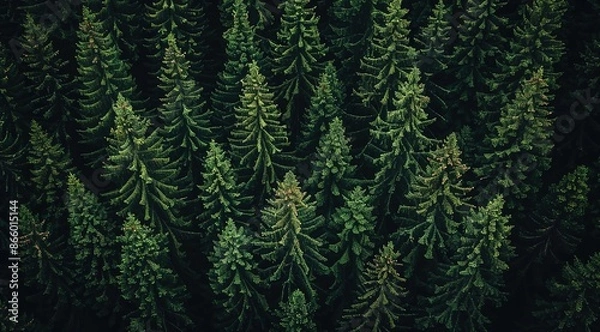 Fototapeta green fern background