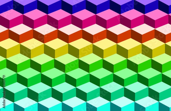 Fototapeta Step Cube