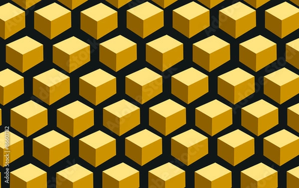 Fototapeta Honey Cube