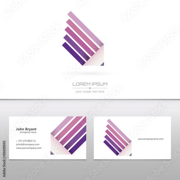 Fototapeta Abstract Creative concept vector image logo of pencil for web