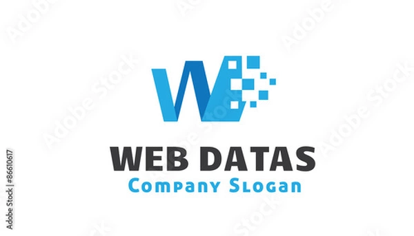 Fototapeta Web Datas Logo template