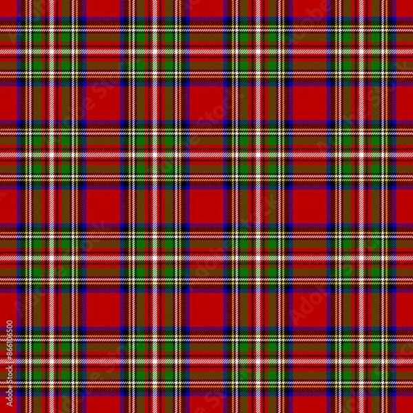 Fototapeta Plaid pattern,Tartan pattern,Check pattern Scottish style of colored lines most perfect design seamless pattern texture for fabric design,EPS 10