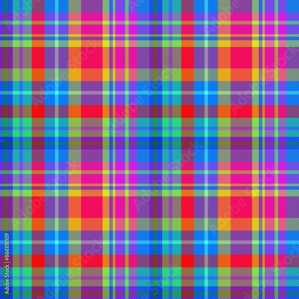 Obraz Plaid pattern,Tartan pattern,Check pattern Scottish style of colored lines most perfect design seamless pattern texture for fabric design,EPS 10