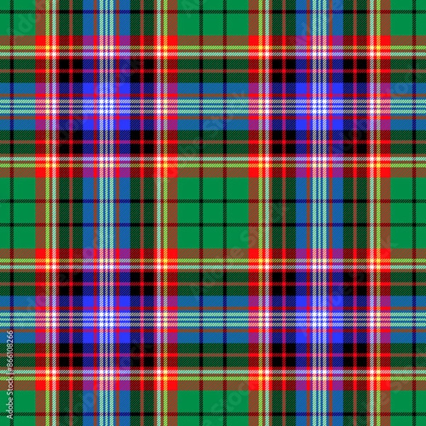 Fototapeta Plaid pattern,Tartan pattern,Check pattern Scottish style of colored lines most perfect design seamless pattern texture for fabric design,EPS 10