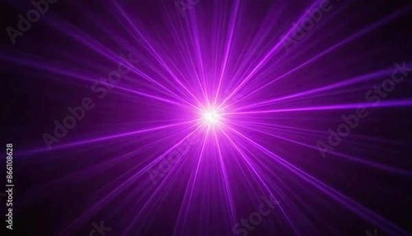 Fototapeta Abstract Purple Light Explosion