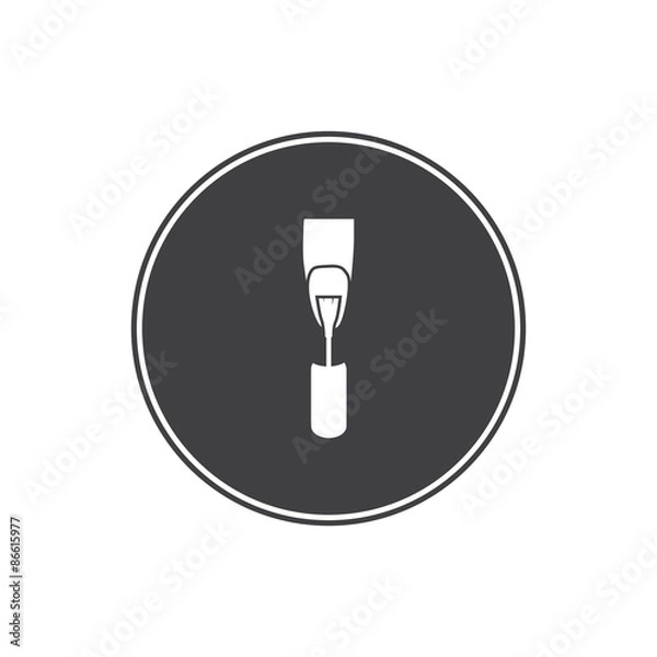 Obraz Nail polish icon