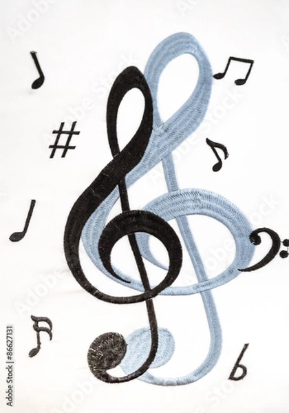 Obraz music note