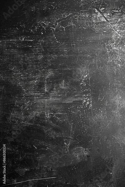 Obraz An isolated blank dark chalkboard-style texture background with a soft matte finish, perfect for creating back to school or educational visuals.