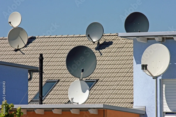 Fototapeta Satellitenschüssel