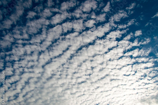 Fototapeta The clouds on the background the bluesky.