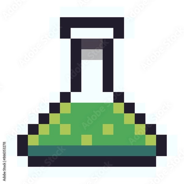 Obraz Pixel game button 8 bit pixel or Game design icons on white transparent background, Vector illustrator 