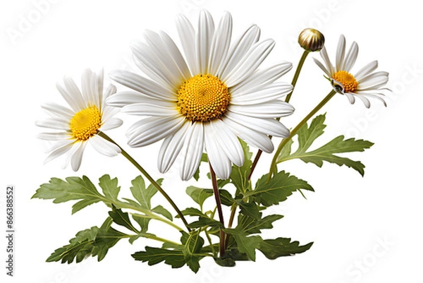 Obraz Dahli flower on transparent background 